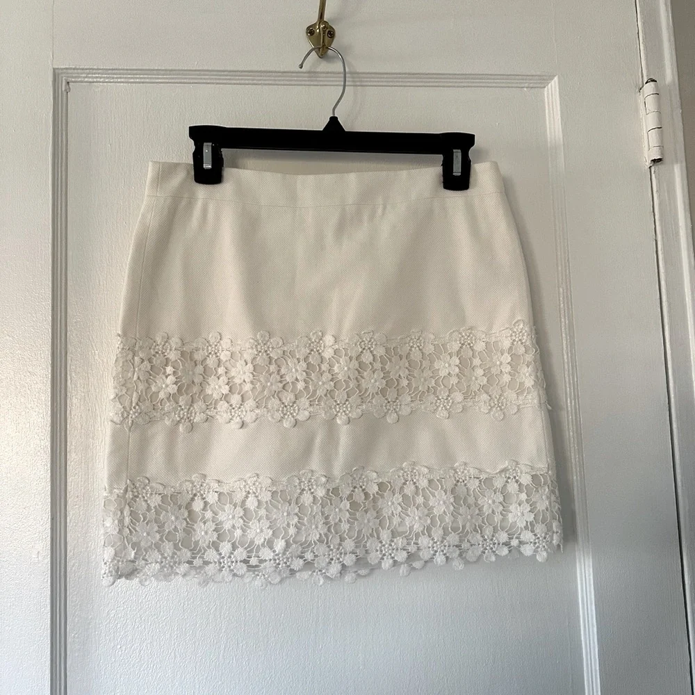 JCREW DAISY LACE MINI SKIRT 🤍 Size 0 - Picture 4 of 8